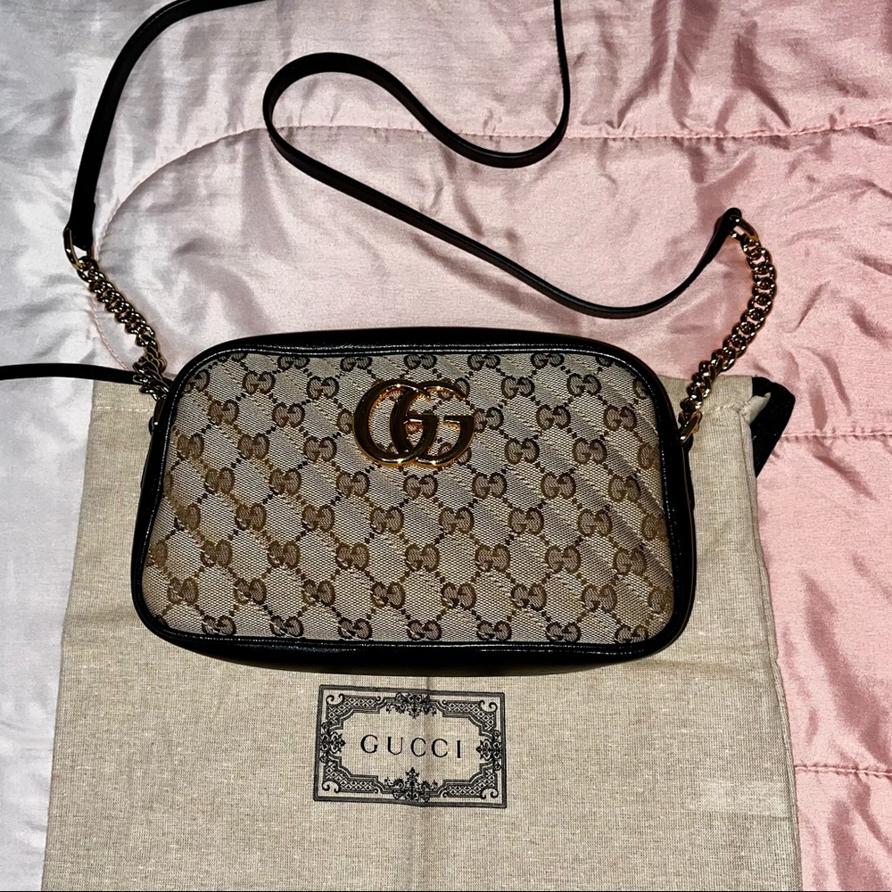 Authentic Gucci Marmont Small Crossbody Bag